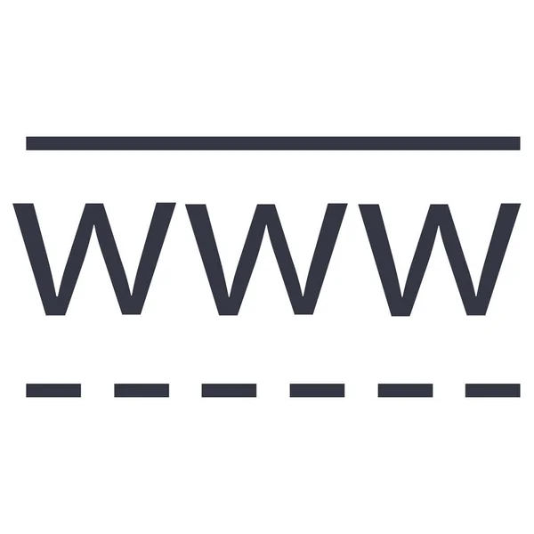 Internet Www Web Online Icon Design Vector — Stock Vector