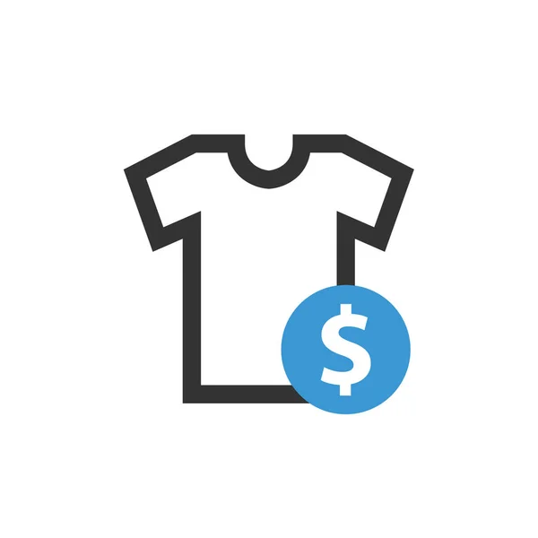 Shirt Εικονίδιο Διανυσματικά Εικονογράφηση — Διανυσματικό Αρχείο