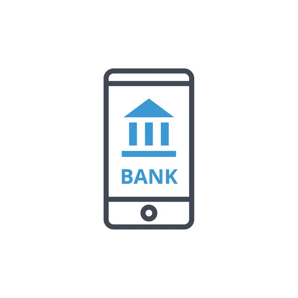 Banco Ilustração Vetorial Simples — Vetor de Stock
