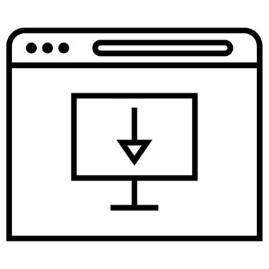 seo modern simgesinin vektör illüstrasyonu 