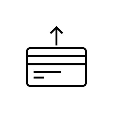 Beyaz arkaplanda izole edilmiş kredi kartı simgesi vektörü, para şeffaf işaret, çizgi ve doğrusal öge, logo,