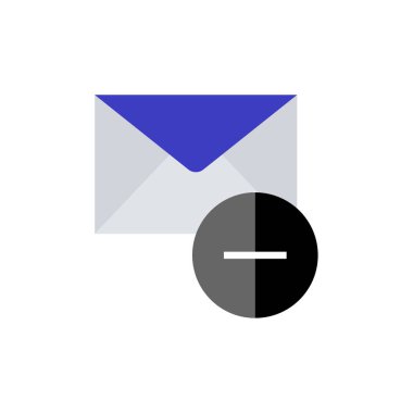 e- posta web simgesi, basit illüstrasyon