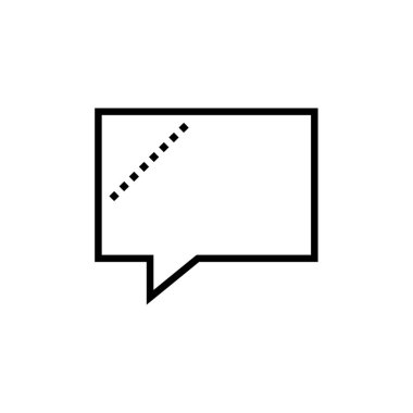 metin iletisi vektör illüstrasyonu  