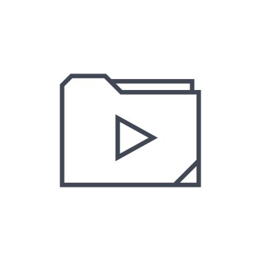 Web ve mobil uygulama tasarımınız için beyaz arkaplanda izole edilmiş dizin simgesi vektörü  