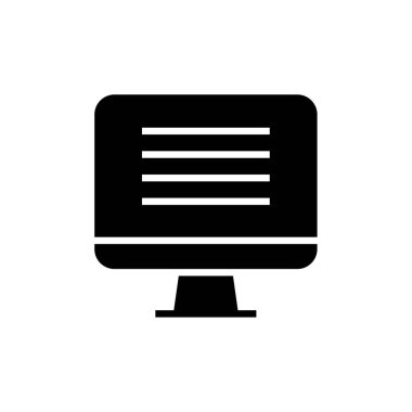 bilgisayar simgesi vektör illüstrasyonu