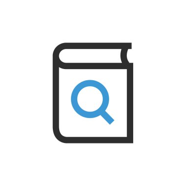 Arama simgesi vektör illüstrasyonu 