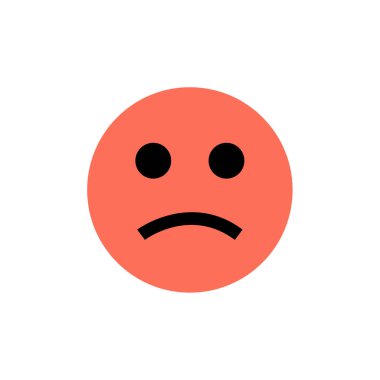 yüz simgesi, vektör illüstrasyonu 