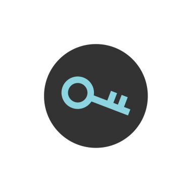 Anahtar simgesi vektör illüstrasyonu