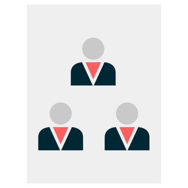 takım insanları vektör simgesi 