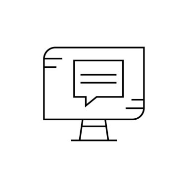 Metin Mesajlaşma simgesi vektör illüstrasyonu