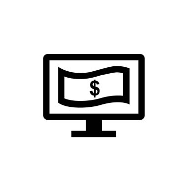 Avro para birimi simgesi basit vektör illüstrasyonu