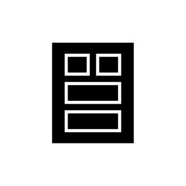 Kablo çerçevesi. Web simgesi basit illüstrasyon