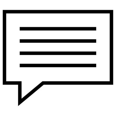 konuşma simge vektör çizim