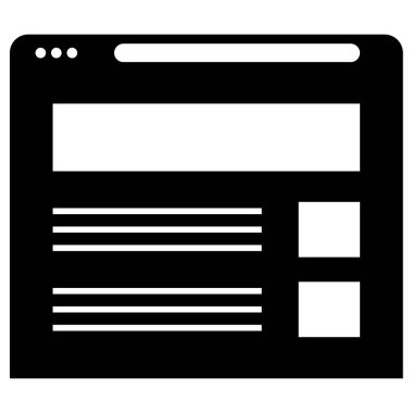 wirefram simgesi vektör illüstrasyonu 