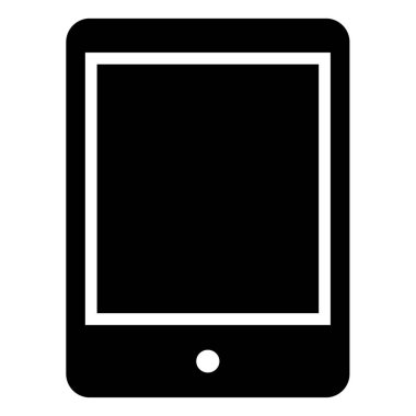 ipad tableti pc simgesi, vektör işareti 