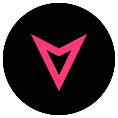 Gezinti PIN basit simgesi, vektör çizim