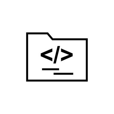 Web ve mobil uygulama tasarımınız için beyaz arkaplanda izole edilmiş dizin simgesi vektörü  