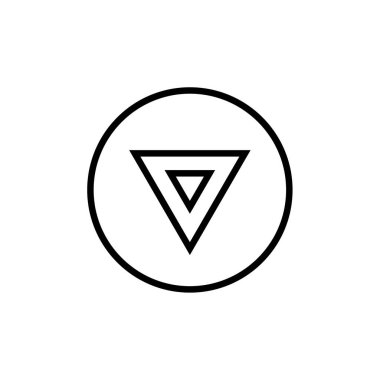 soyut yaratıcı tasarım izole edilmiş simge, vektör illüstrasyonu     