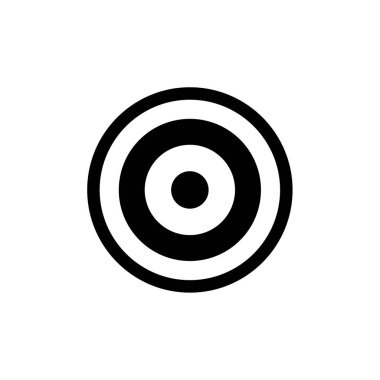 hedef simge vektör illüstrasyonu 