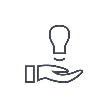 ampul simgesi vektör illüstrasyonu  