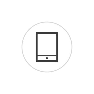 ipad tableti pc simgesi, vektör işareti 