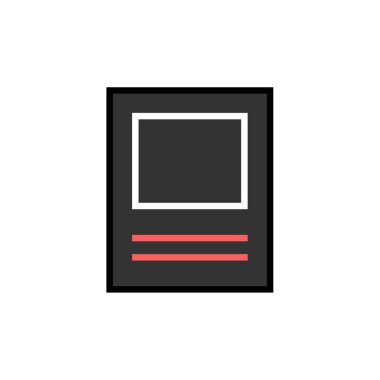 Kablo çerçevesi. Web simgesi basit illüstrasyon