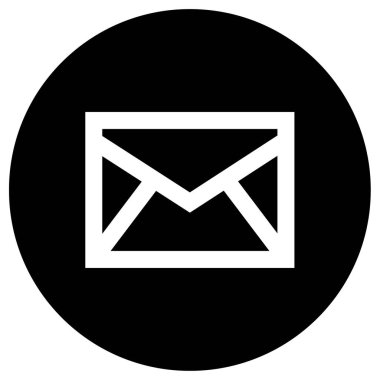 e- posta web simgesi, basit illüstrasyon