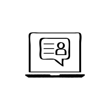 Metin Mesajlaşma simgesi vektör illüstrasyonu