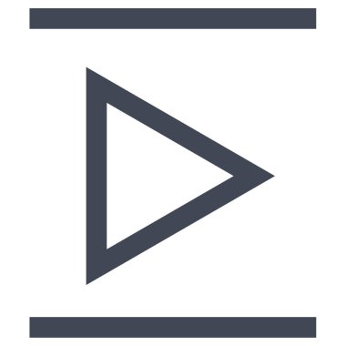 ok yönü sağ simgesi ana hat biçiminde 