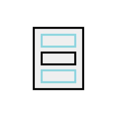 Kablo çerçevesi. Web simgesi basit illüstrasyon