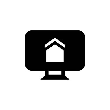 Ev simgesi vektör illüstrasyonu