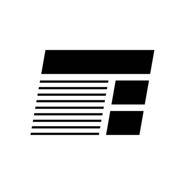 Kablolar modern simge, vektör illüstrasyonu