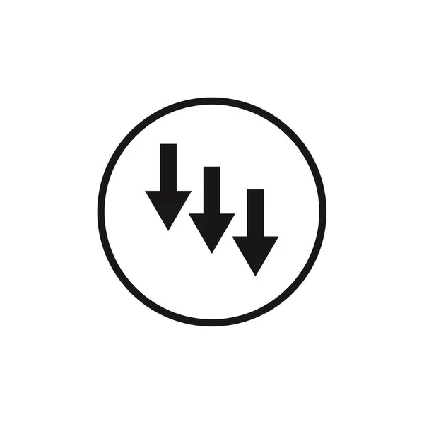現代の矢印アイコンのベクトル図 — ストックベクタ