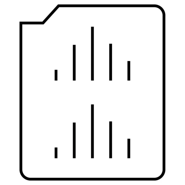 Значок Ділового Звіту Проста Ілюстрація — стоковий вектор