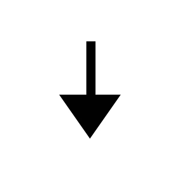 Ukázka Vektoru Šipky Dolů — Stockový vektor