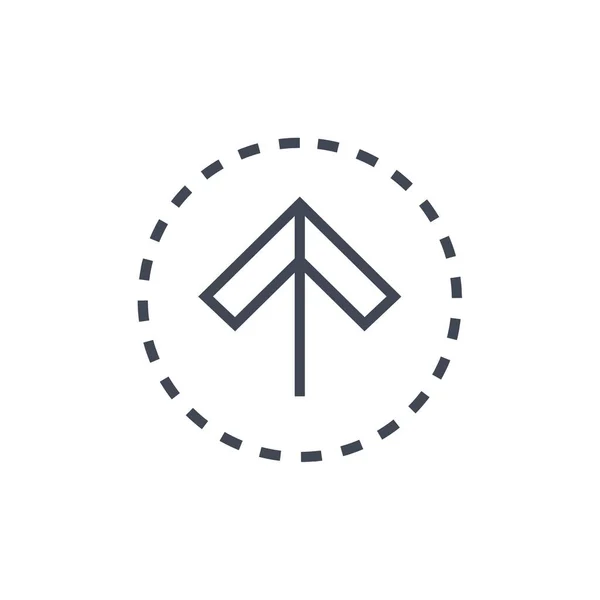 Pfeil Vektor Symbol Logo Design — Stockvektor