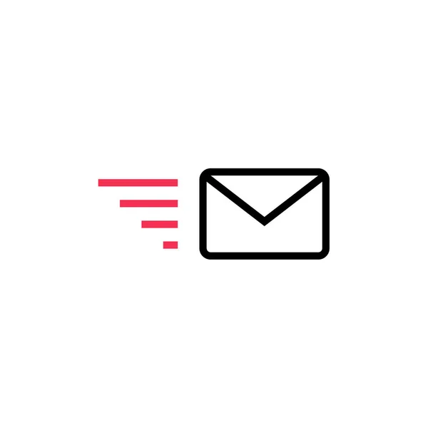 Email Εικονίδιο Ιστού Απλή Απεικόνιση — Διανυσματικό Αρχείο