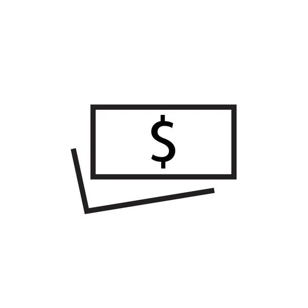 Vector Illustration Design Money Icon Template — Stock Vector