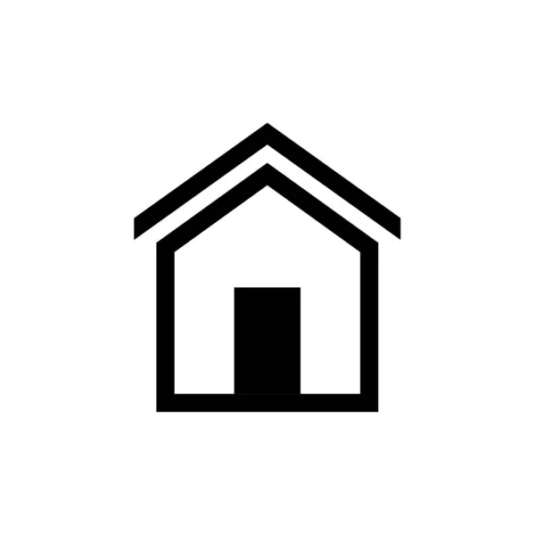 Домашня Іконка Векторна Ілюстрація — стоковий вектор