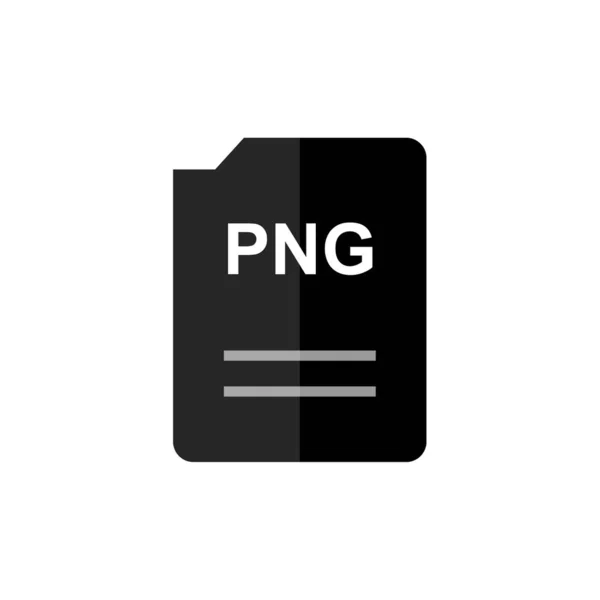 Png Dateiformat Icon Vektor Illustration — Stockvektor