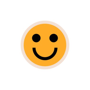 emoji, yüz ifadesi sembolü, simge simgesi, vektör illüstrasyonu
