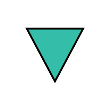 Basit ok tasarımı vektör çizimi