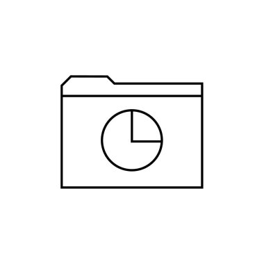 Web ve mobil uygulama tasarımınız için beyaz arkaplanda izole edilmiş dizin simgesi vektörü  