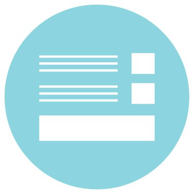 wirefram simgesi vektör illüstrasyonu 