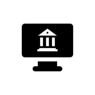 basit simge bankacılık, illüstrasyon vektör