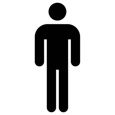 Adamım. Web simgesi basit tasarım