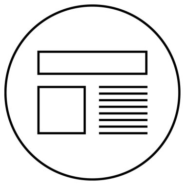 Kablolar modern simge, vektör illüstrasyonu