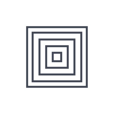 soyut yaratıcı tasarım izole edilmiş simge, vektör illüstrasyonu     