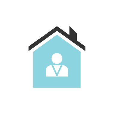 ev simgesi vektör illüstrasyonu