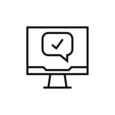 Metin Mesajlaşma simgesi vektör illüstrasyonu